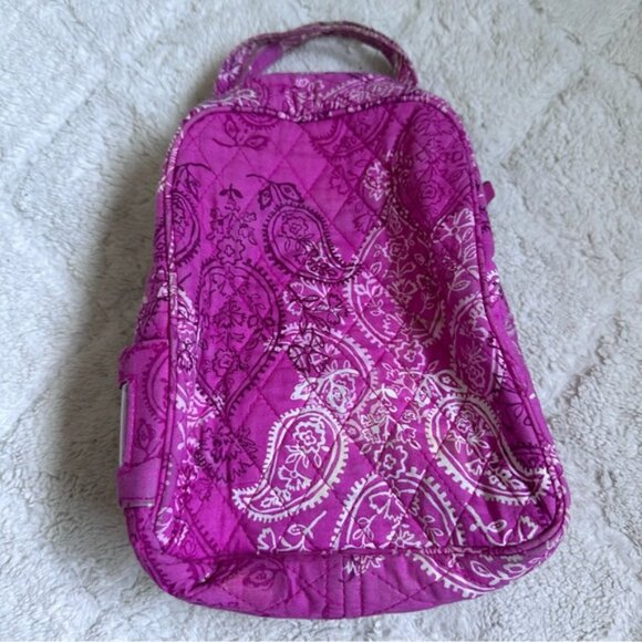 Vera Bradley | Hot Pink Paisley Insulated Lunch Box - Picture 5 of 10